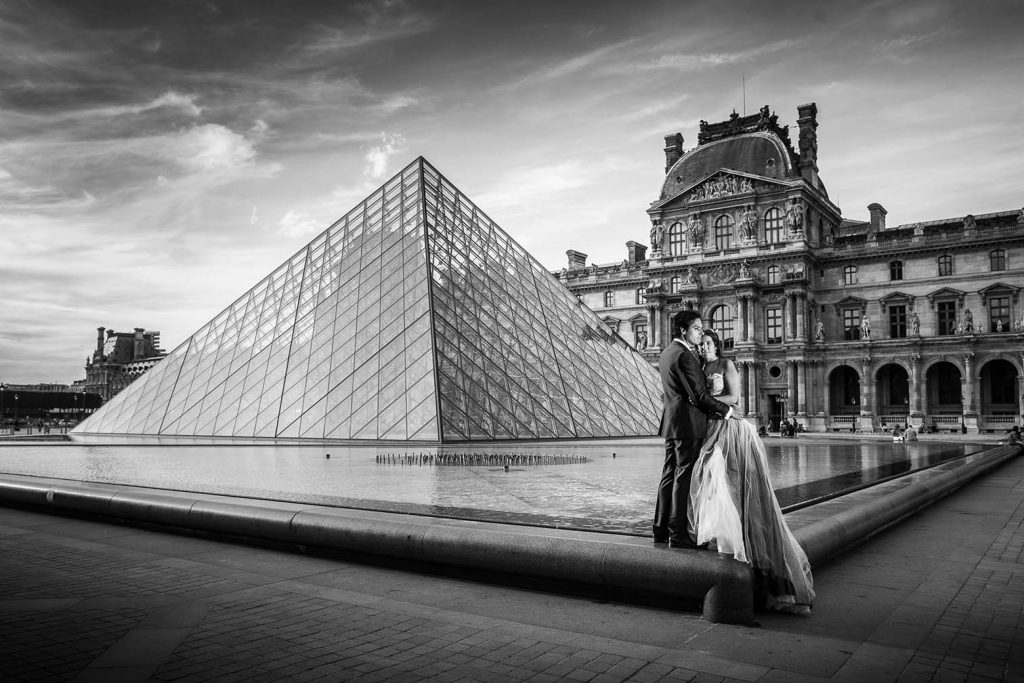 Fotografo postboda el Louvre Paris