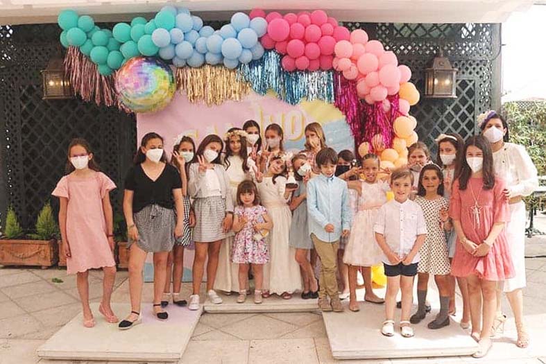 fotocall decorado para el fotomaton